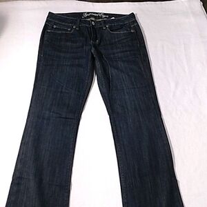 Y2K American Eagle True Boot Size 6 Jeans Dark Wash Excellent‎ Condit…